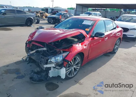 2023 Infiniti Q50 Sensory из США, поврежденный, VIN JN1EV7CP0PM512405